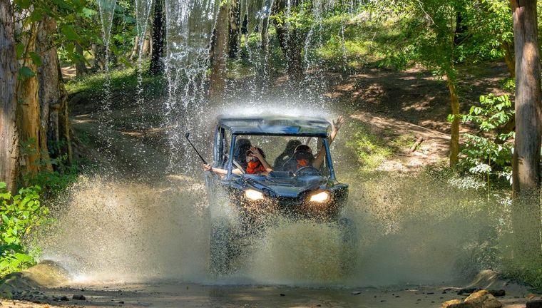 River Park: RZR o ATV, Jorullo Bridge y tirolesas