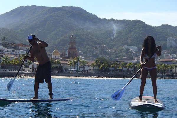 Clase de Stand-Up Paddle en Puerto Vallarta — 3